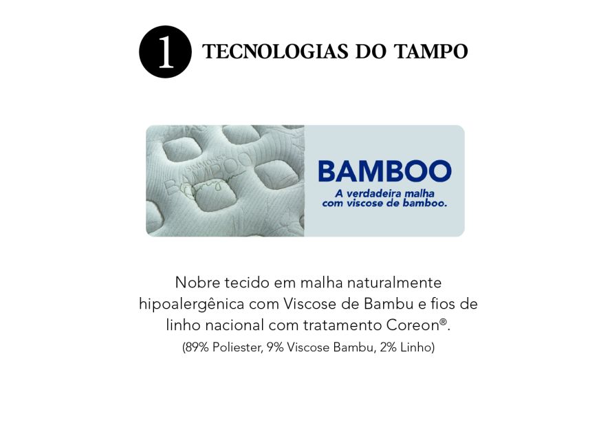 COLCHAO SIMMONS BAMBOO BOTHANICAL ESSENCE - Imagem 3